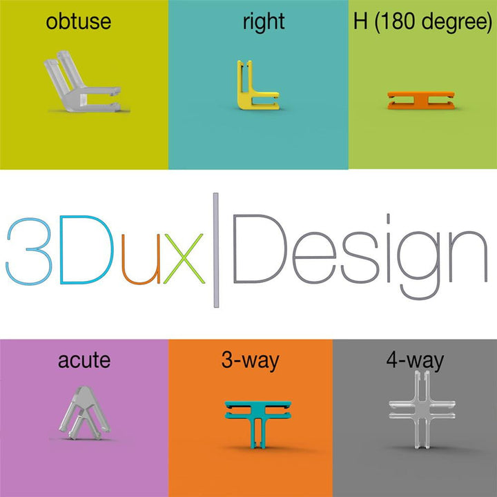 3Dux Design Jumbo Connector Set - STEMfinity