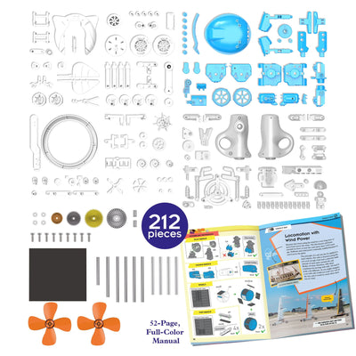 WindBots: 6-in-1 Wind-Powered Machine Kit - Thames & Kosmos - STEMfinity