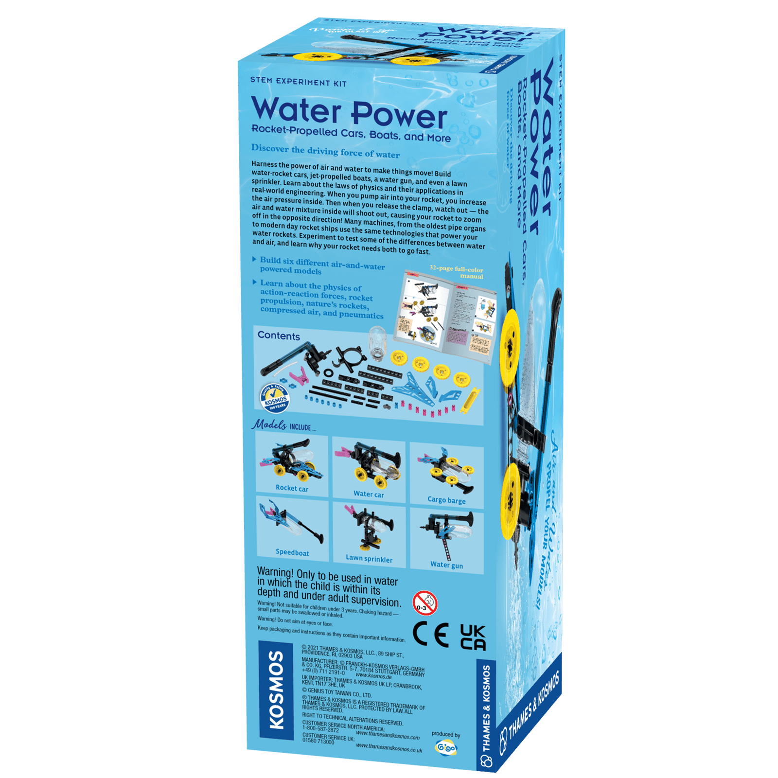 Water Power: Rocket-Propelled Cars, Boats, and More - Thames & Kosmos - STEMfinity