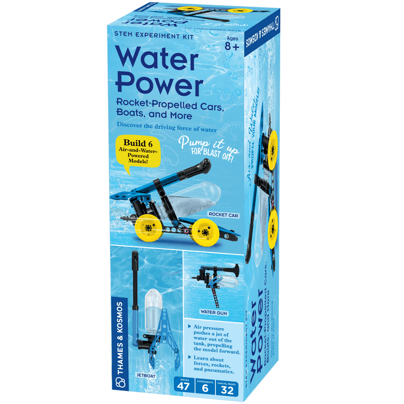Water Power: Rocket-Propelled Cars, Boats, and More - Thames & Kosmos - STEMfinity