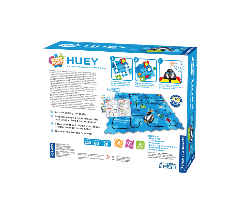 Huey: The Line-Tracking, Color-Sensing Robot - Thames & Kosmos - STEMfinity