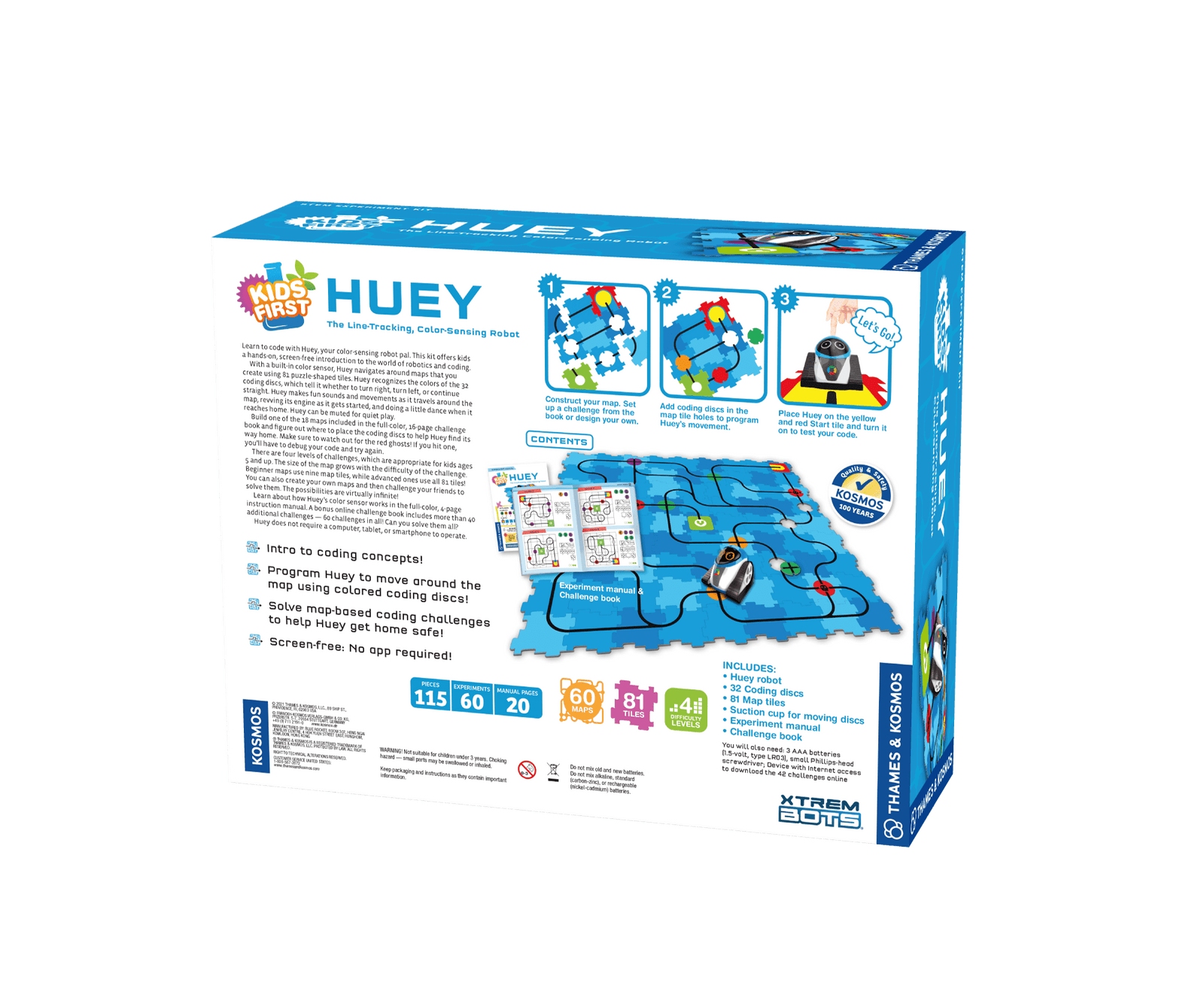 Huey: The Line-Tracking, Color-Sensing Robot - Thames & Kosmos - STEMfinity