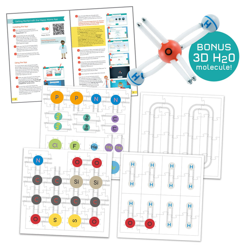 Happy Atoms 2D: Interactive Chemistry Puzzles - Thames & Kosmos - STEMfinity