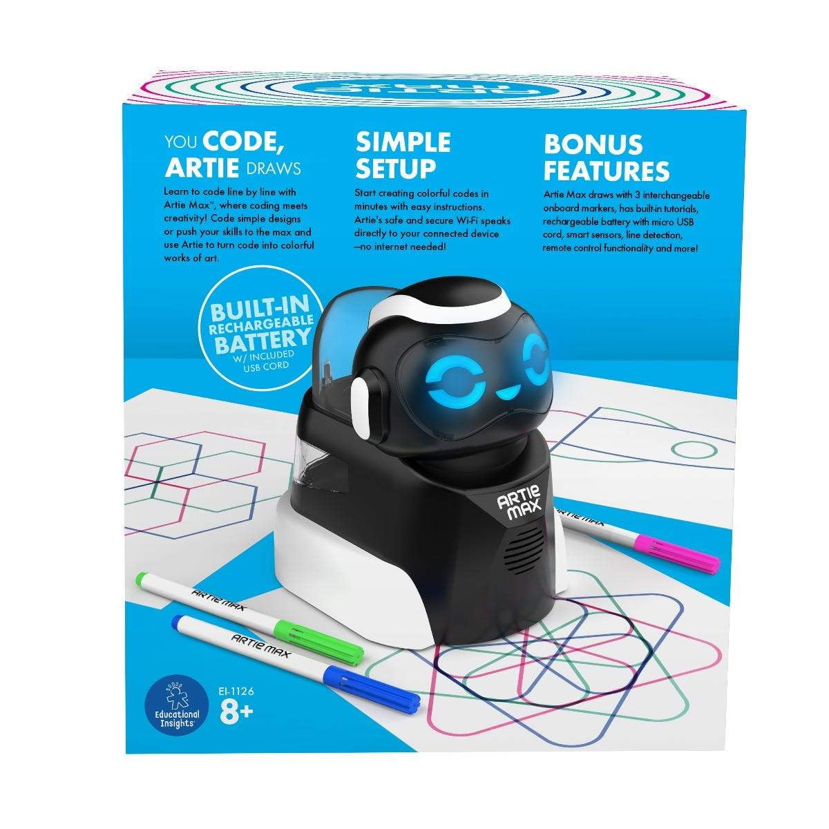 Artie Max™ The Coding Robot - Educational Insights - STEMfinity