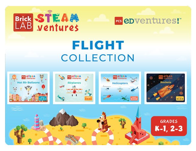 BrickLAB STEAMventures 10-Student Flight Bundle (Gr K-1) - STEMfinity