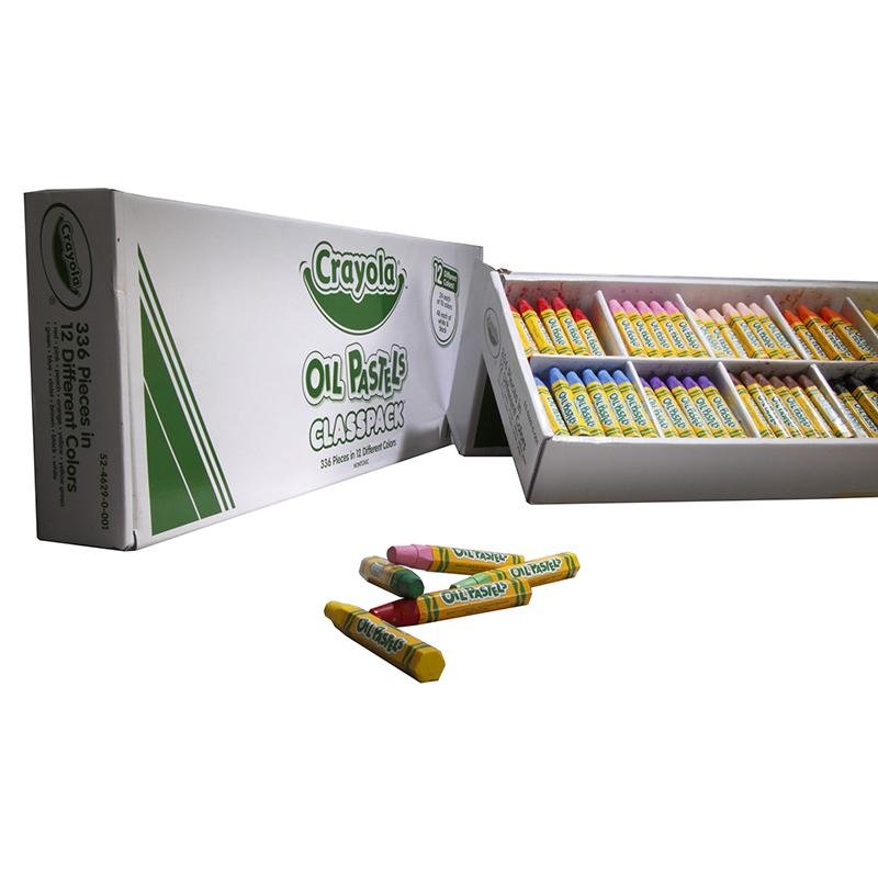 Crayola Oil Pastels Classpack - 12 Colors, 336 Count - STEMfinity