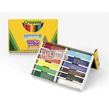 Crayola Watercolor Colored Pencils Classpack - 12 Colors, 240 Count - STEMfinity
