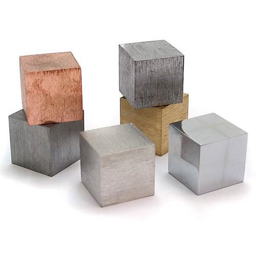 Cubes of Six Metals 1", Set-6 - STEMfinity