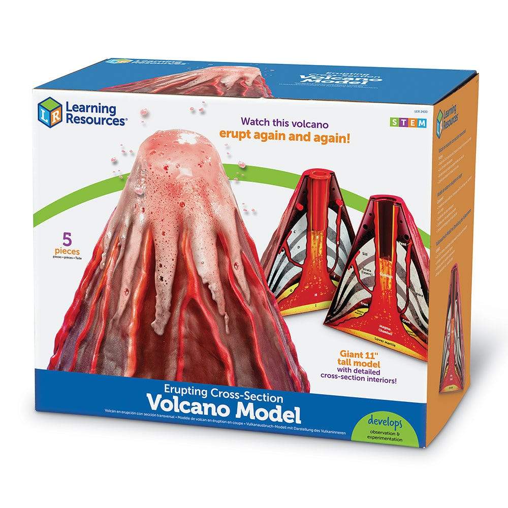 Erupting Cross-Section Volcano Model | Learning Resources | STEMfinity