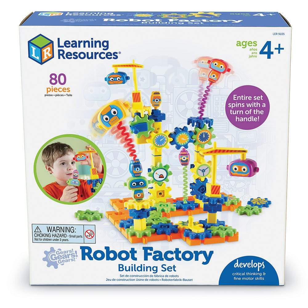 Gears! Gears! Gears!® Robot Factory Building Set - STEMfinity