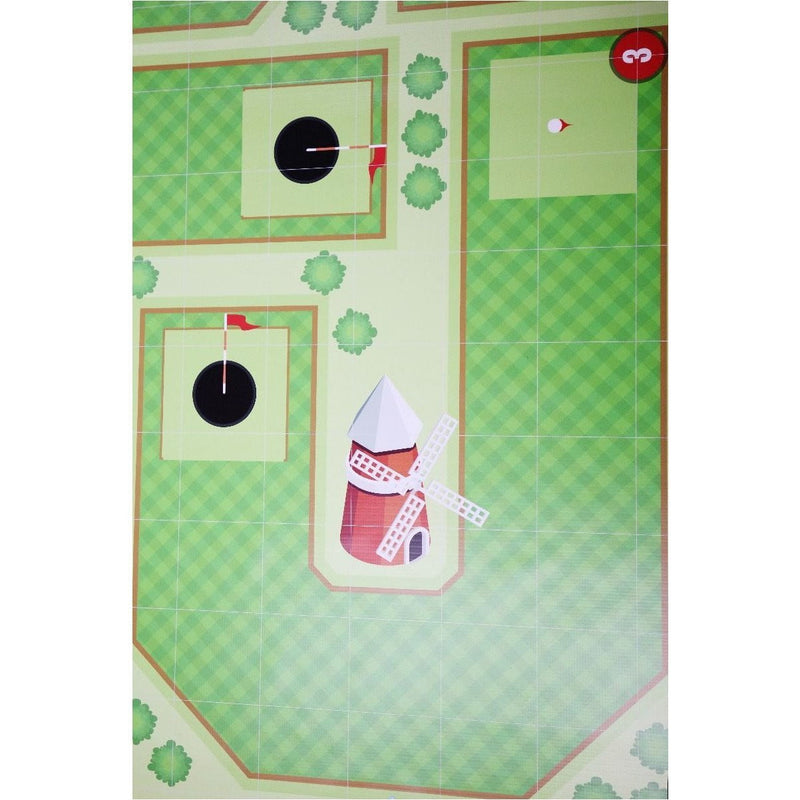 Geyer BrainStorm STEM Education Robotics Activity Mat: Golf, 80" x 44.75" - STEMfinity