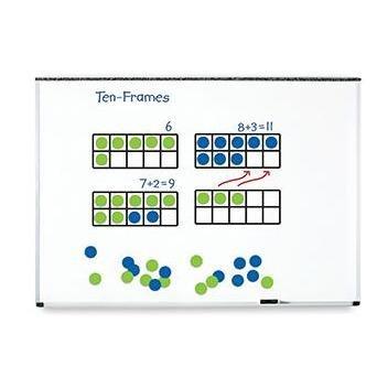 Giant Magnetic Ten-Frame Set | Learning Resources | STEMfinity
