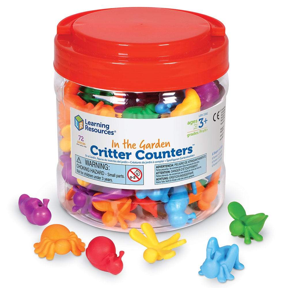 In the Garden Critter Counters™, Set of 72 - STEMfinity