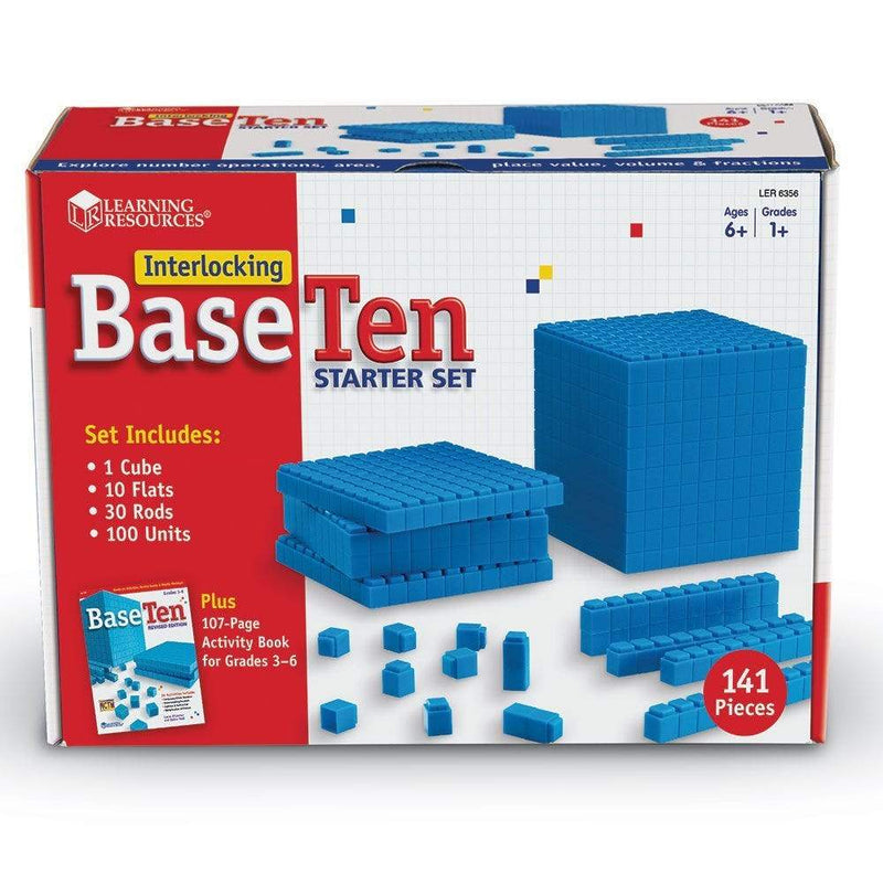 Interlocking Base Ten Starter Set - STEMfinity