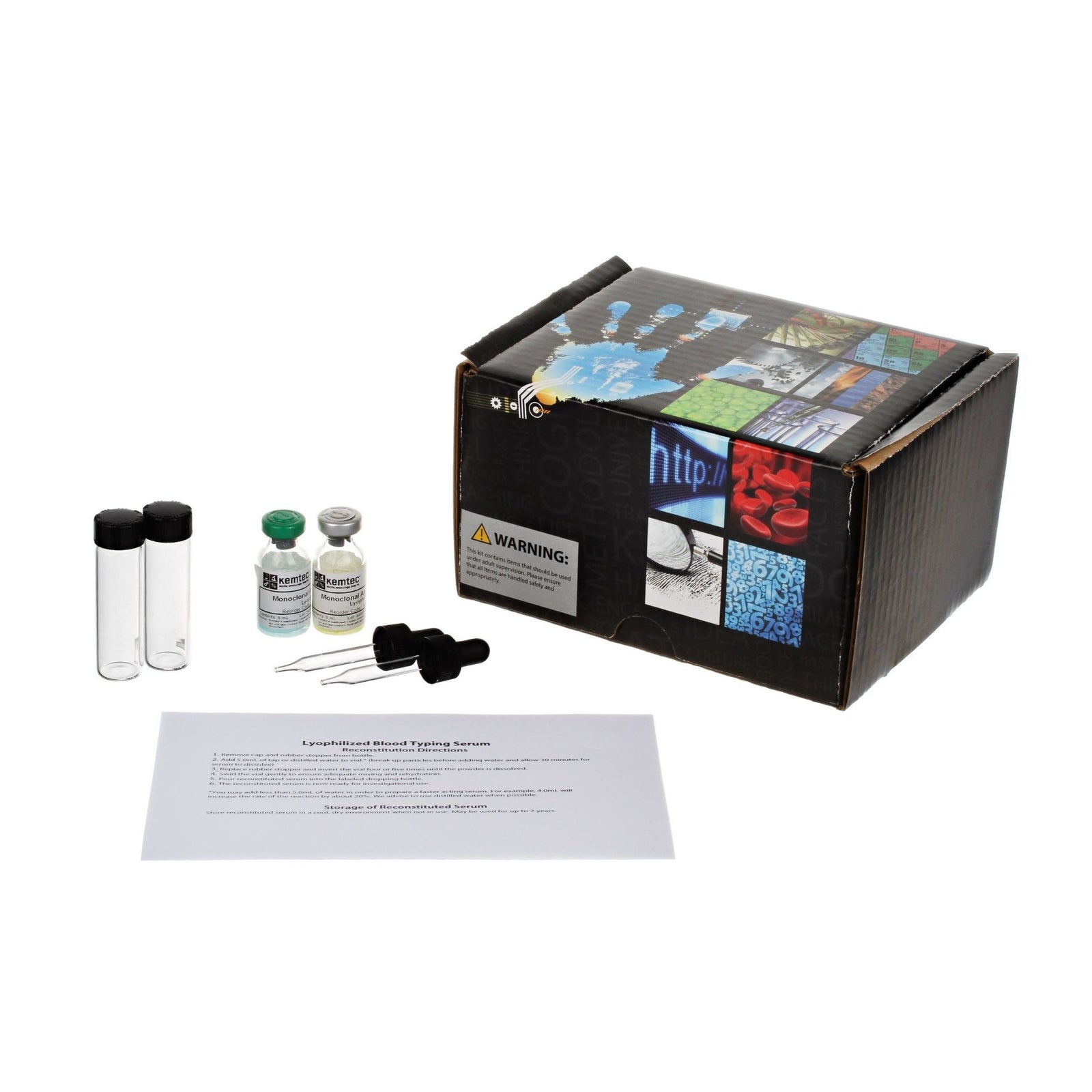 Kemtec Science: Anti-A, Anti-B Serum Lyophilized - STEMfinity