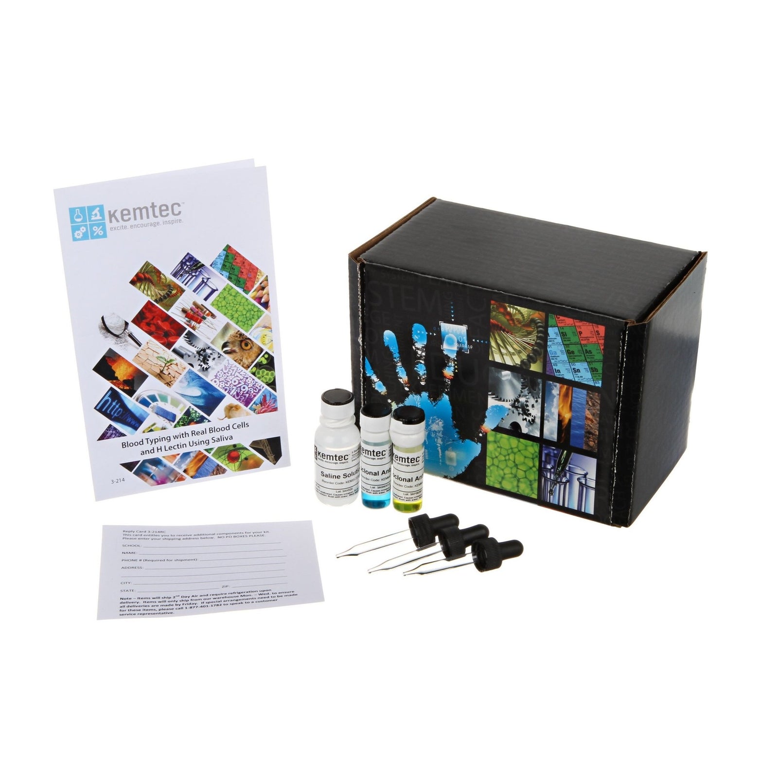 Kemtec Science: Blood Typing Saliva - STEMfinity