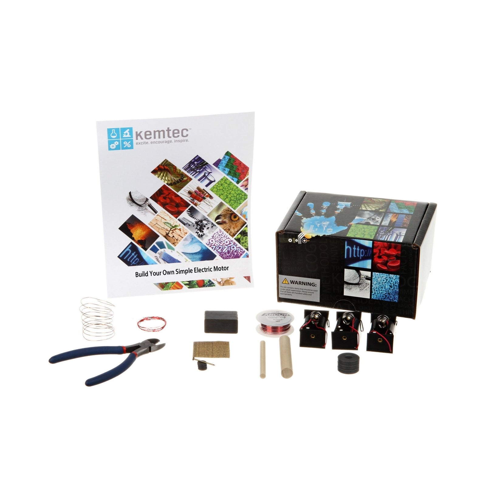 Kemtec Science: Build Your Own Simple Electric Motor - Single Kit - STEMfinity