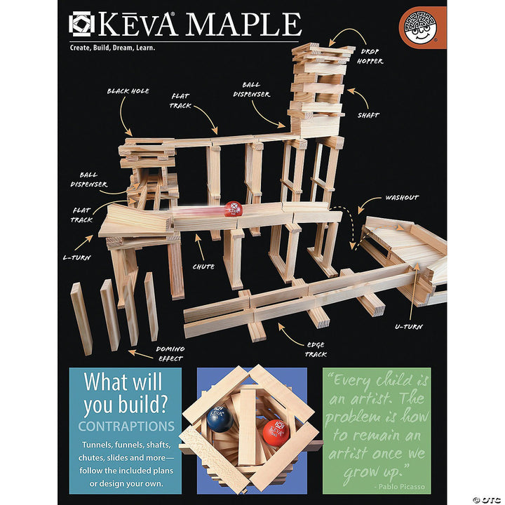 KEVA Maple: 400 Plank Set - STEMfinity