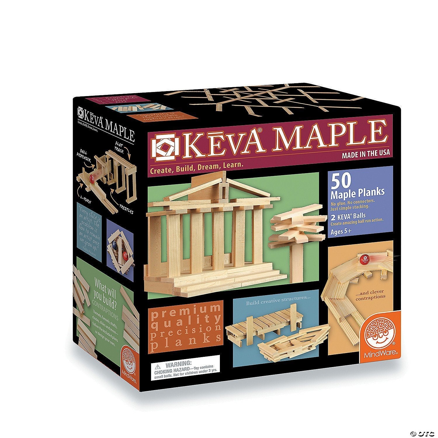 KEVA Maple: 50 Plank Set - STEMfinity