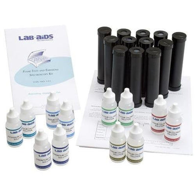 Lab-Aids: Flame Tests and Emission Spectroscopy Experiment Kit - Bilingual English-Spanish - STEMfinity