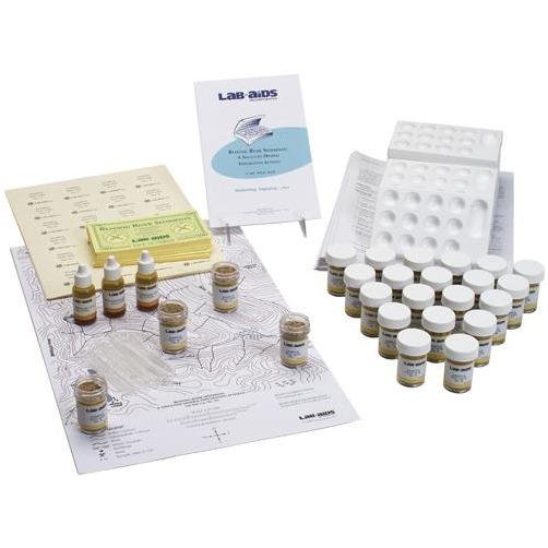 Lab-Aids: Reading River Sediments - A Simulated Mineral Exploration Activity Kit - Bilingual English-Spanish - STEMfinity