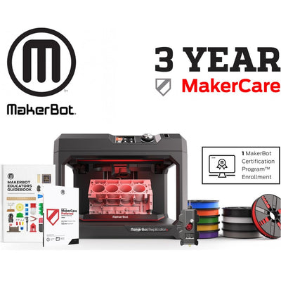 MakerBot Replicator+ Starter Bundle: Three Year MakerCare - STEMfinity