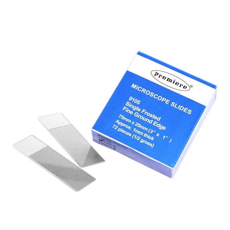 Microscope Slides with one side frosted, 1"x3", Pk-72 - STEMfinity
