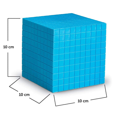 Plastic Base Ten Cube - STEMfinity