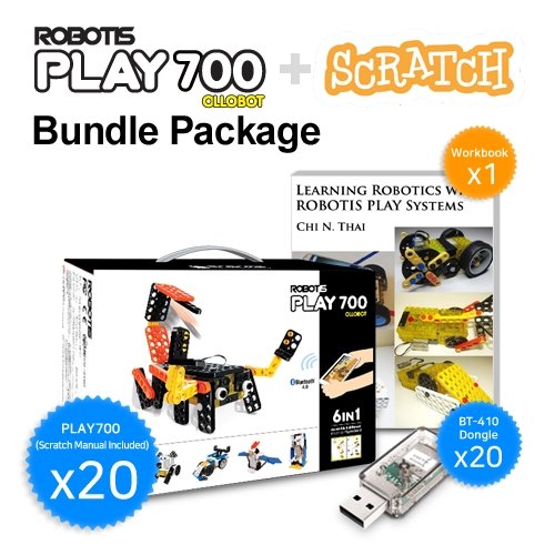 ROBOTIS PLAY 700 + SCRATCH Bundle Package - STEMfinity