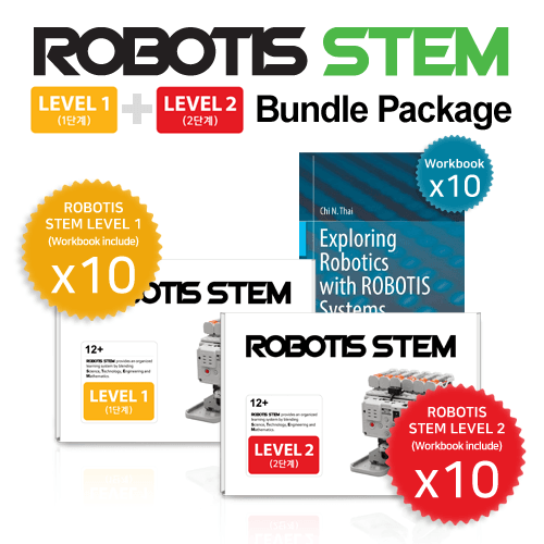 ROBOTIS STEM Level 1 & 2 Bundle Package - STEMfinity