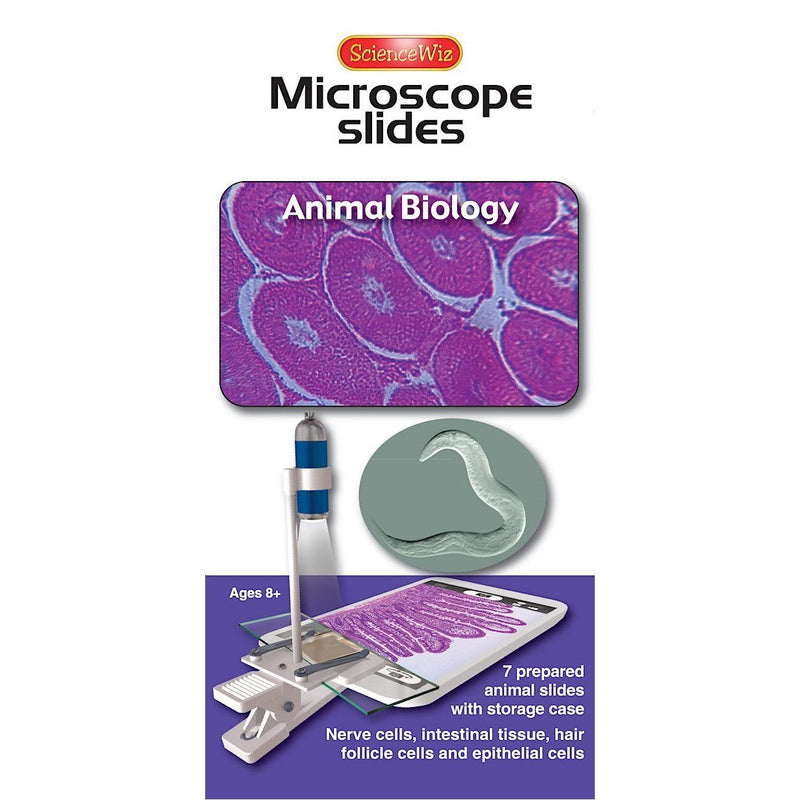 ScienceWiz Microscope Slides: Animal Biology - STEMfinity
