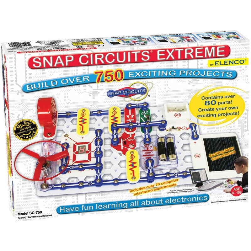 Snap Circuits Extreme 750 Experiments - STEMfinity