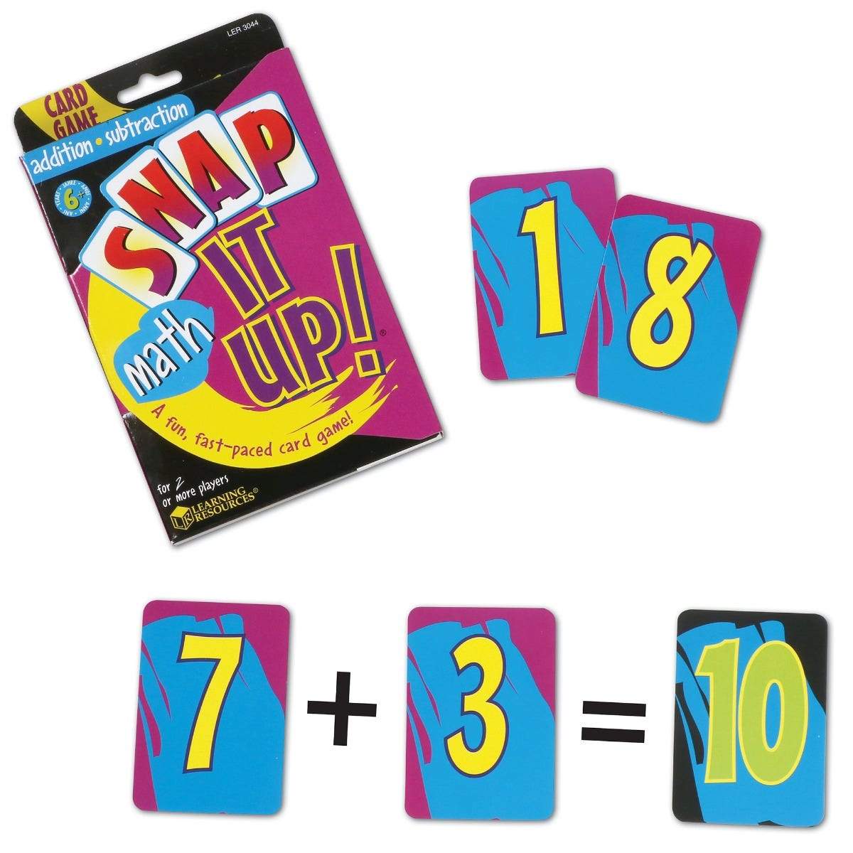 Snap It Up!® Addition & Subtraction Card Game - STEMfinity
