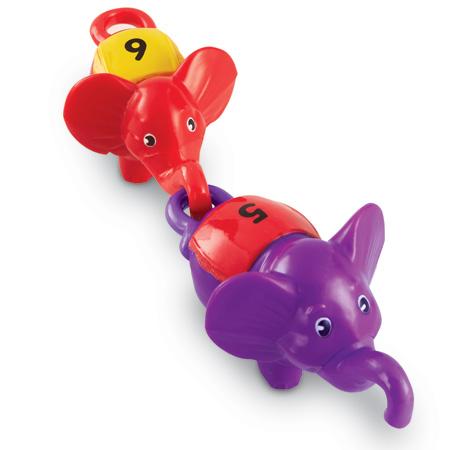 Snap-n-Learn™ Counting Elephants, Set of 10 - STEMfinity