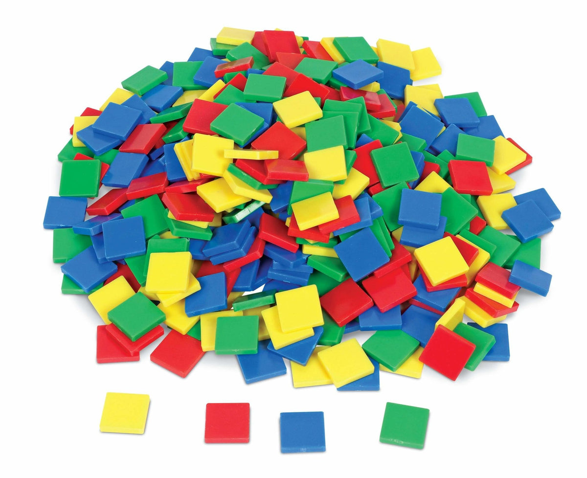 Square Color Tiles, Set of 400 - STEMfinity