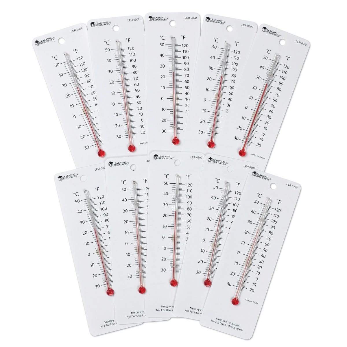 Student Thermometers, Set of 10 - STEMfinity