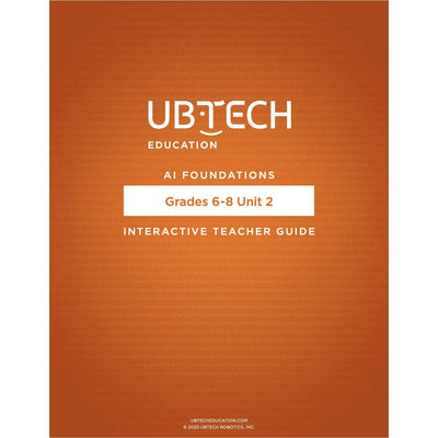 UBTECH AI Foundations Curriculum - Grades: 6-8 - STEMfinity