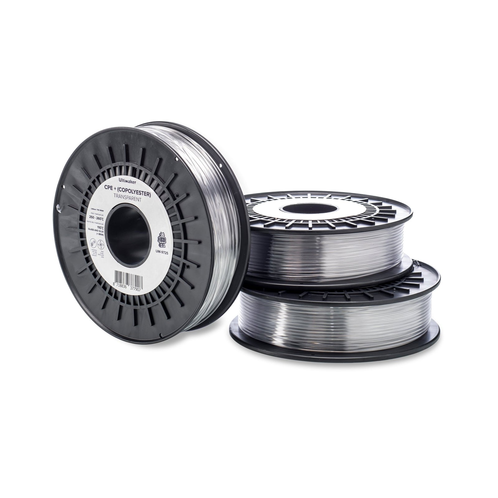 Ultimaker CPE+ Filament: Transparent - STEMfinity