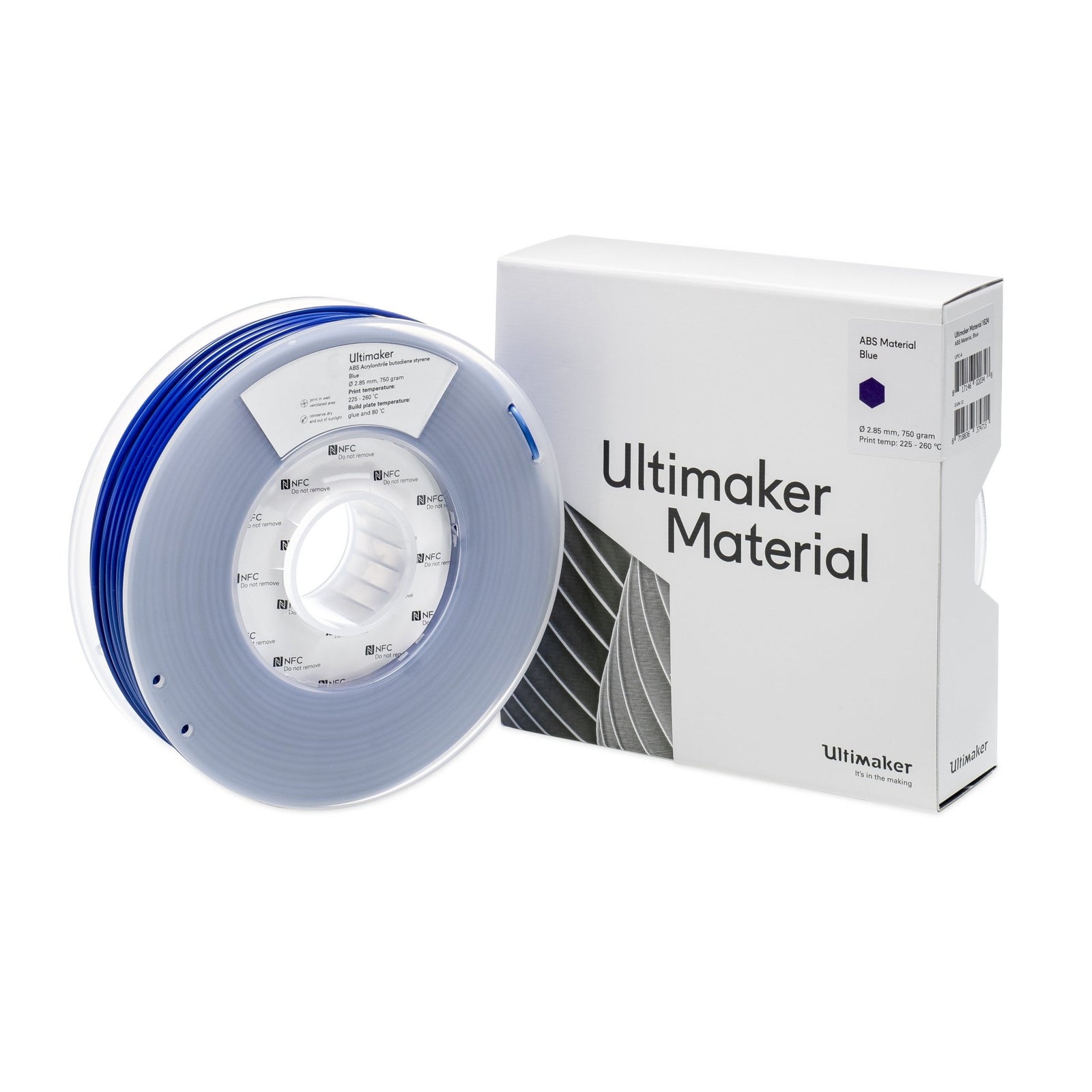 Ultimaker Filament - ABS Blue, 750g - STEMfinity