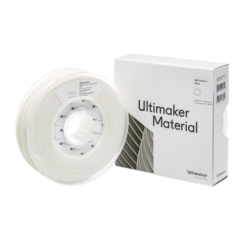Ultimaker Filament - ABS White, 750g - STEMfinity