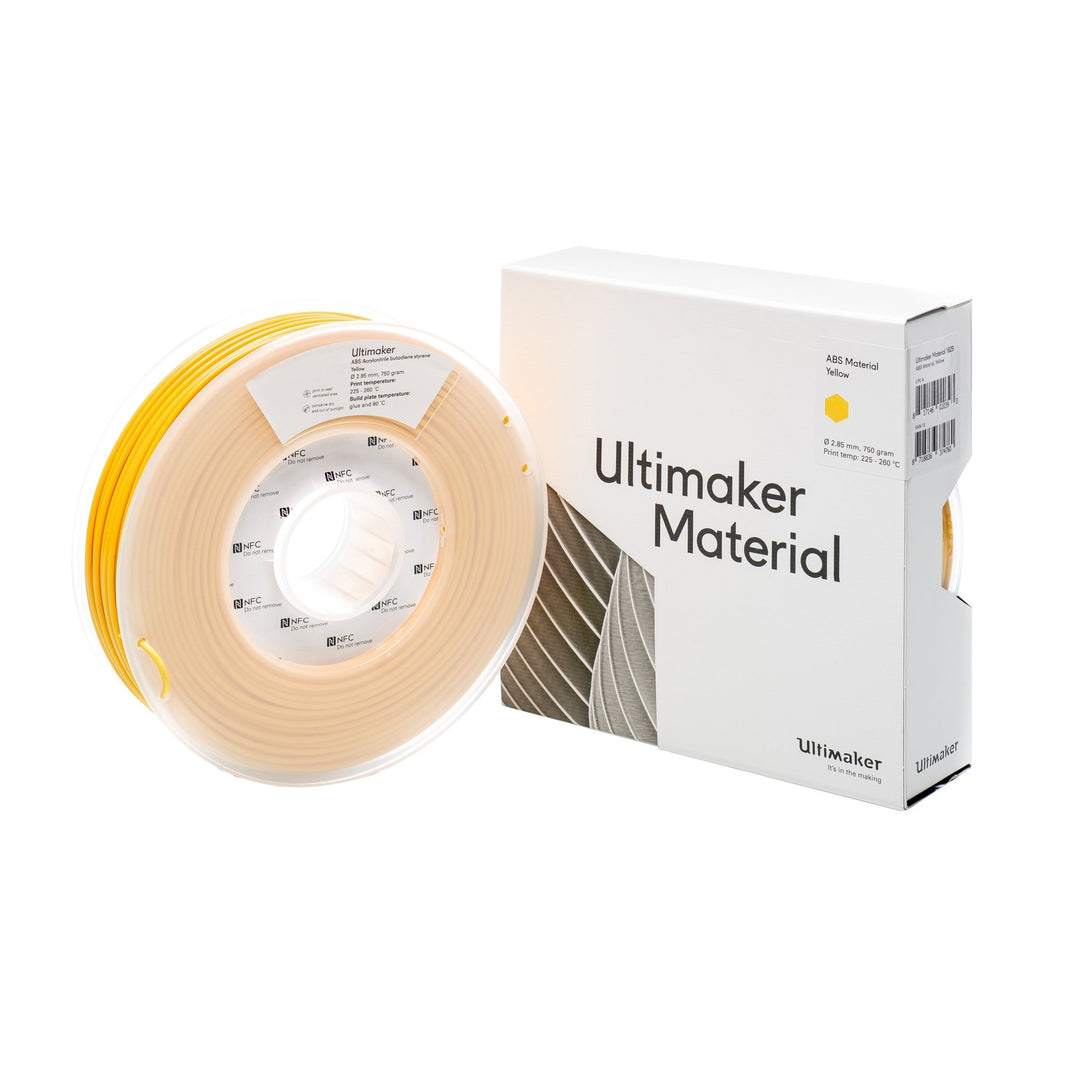 Ultimaker Filament - ABS Yellow, 750g - STEMfinity
