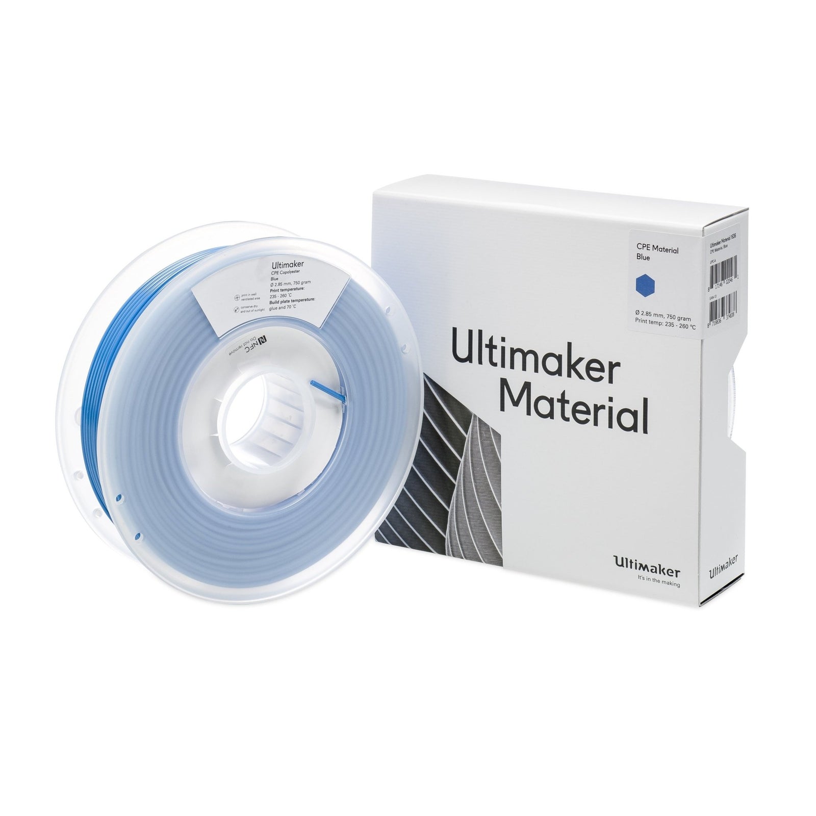 Ultimaker Filament - CPE Blue, 750g - STEMfinity