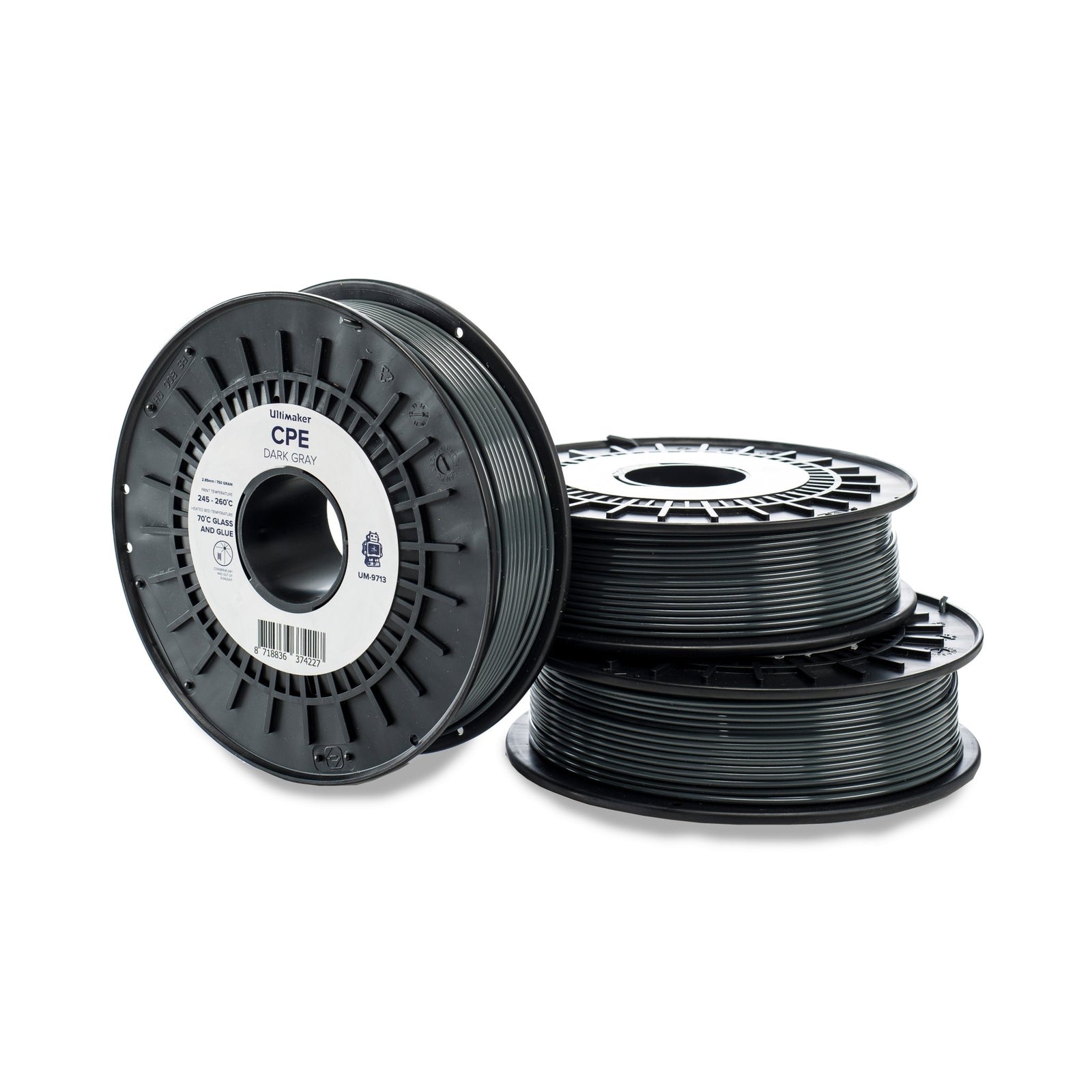 Ultimaker Filament - CPE Dark Gray - STEMfinity