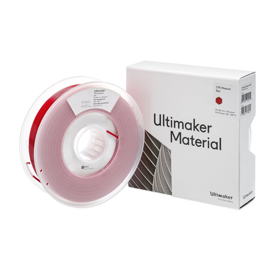 Ultimaker Filament - CPE Red, 750g - STEMfinity