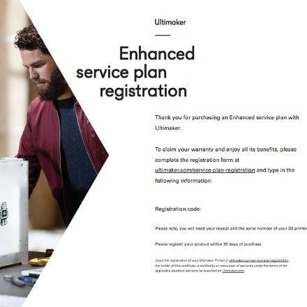 Ultimaker S3 Enhanced Service Plan - 2 Year - STEMfinity