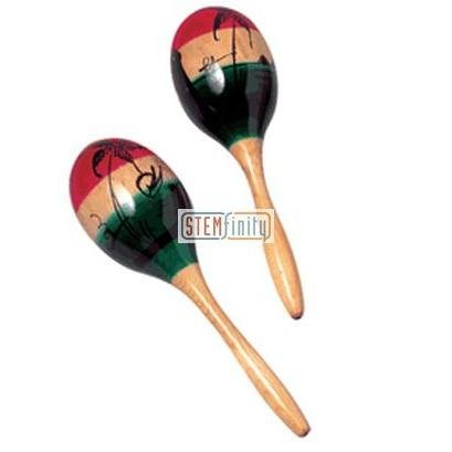 Wood Maracas 2/pk - STEMfinity