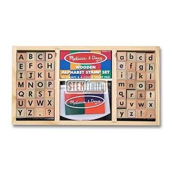 Wooden Alphabet Stamp Set - STEMfinity